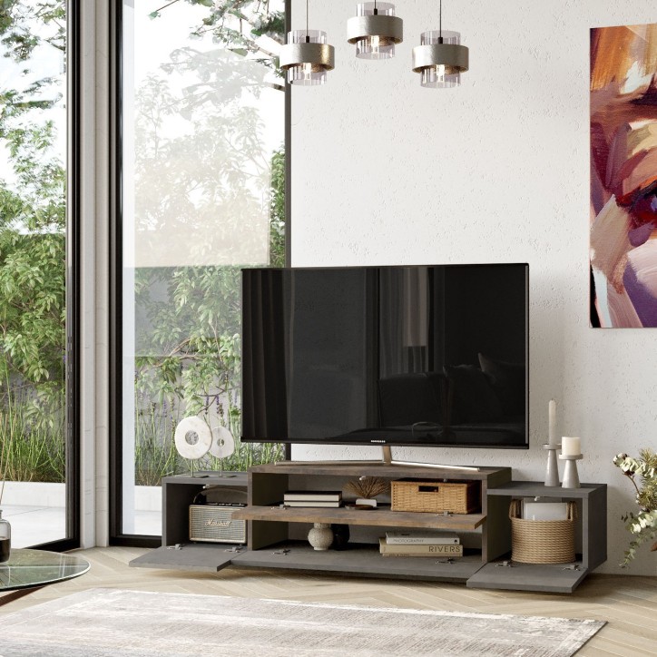 Mueble TV FD1-GP bronce