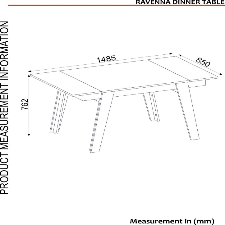 Mesa comedor Ravenna dorado blanco negro