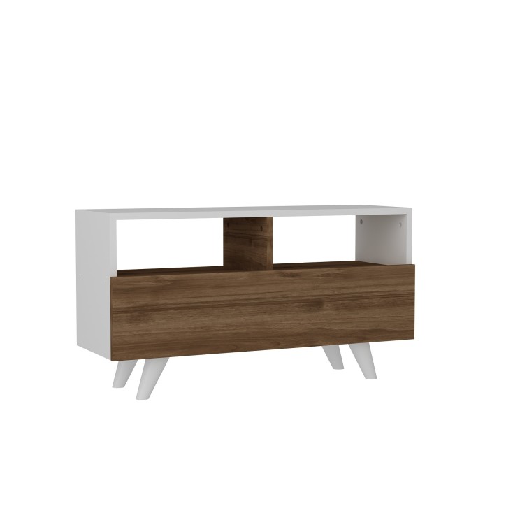 Mueble TV Novella K3 nogal blanco