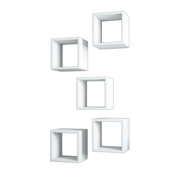 Estante de pared Box blanco