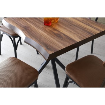 Mesa comedor Safir-1462 nogal - 974NMB1160