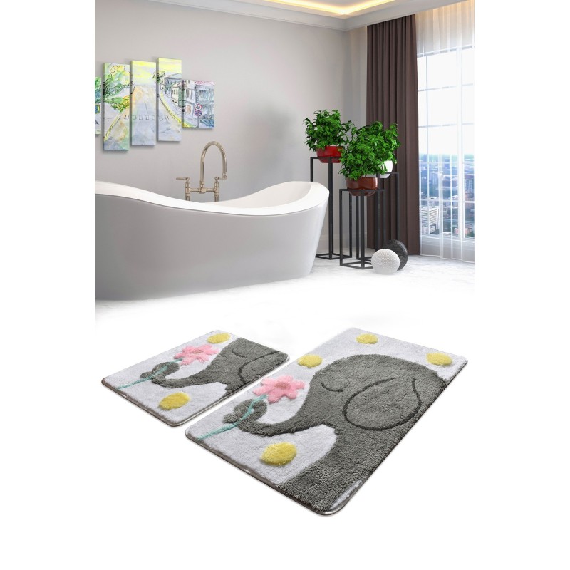 Alfombra de baño Set (2 piezas) Büyük Fil  multicolor