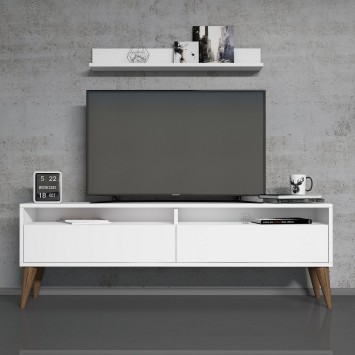 Mueble TV con estante Best blanco - 845HCT3086