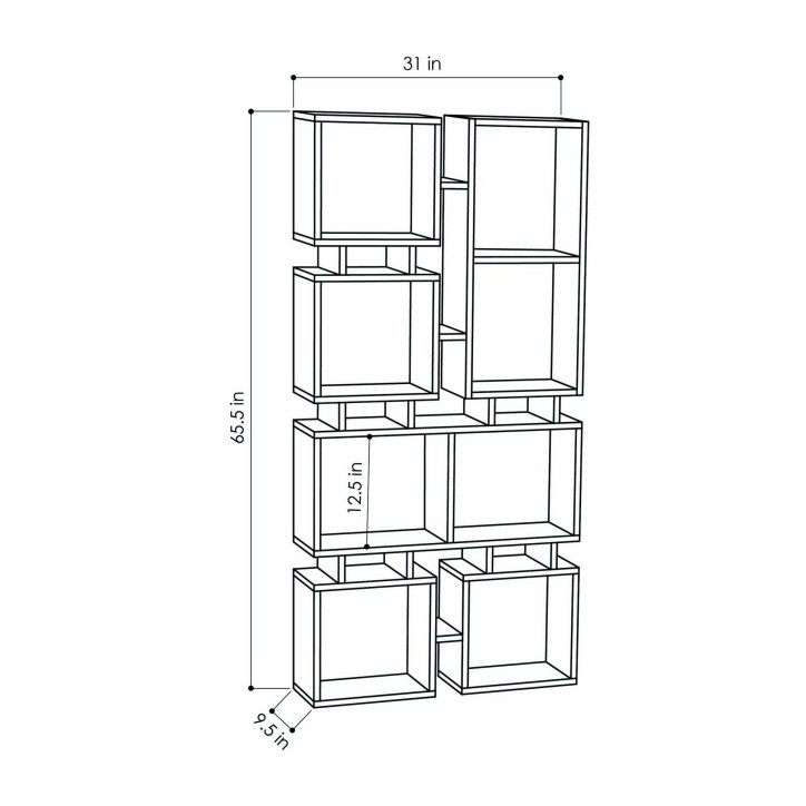 Librería Rail No.1 blanco