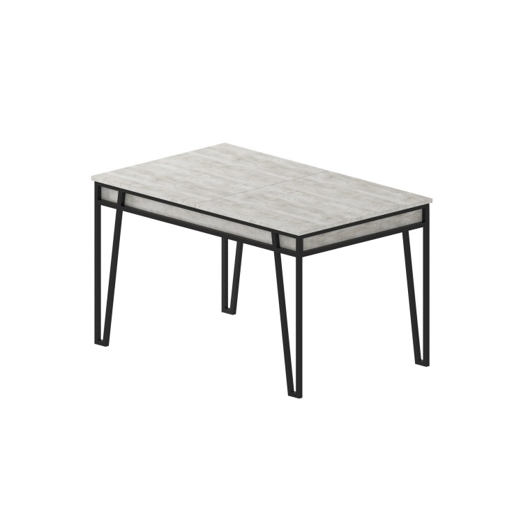 Mesa de comedor extensible Pal blanco