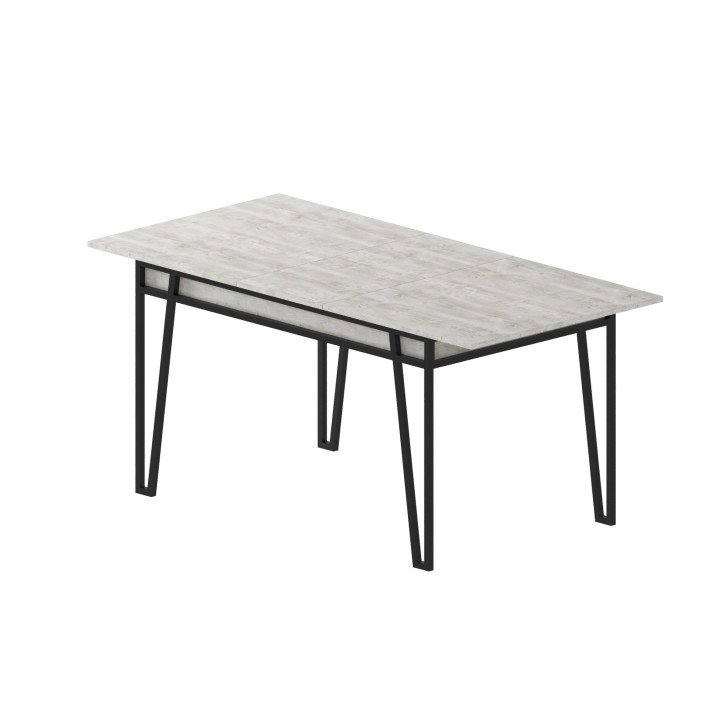 Mesa de comedor extensible Pal blanco