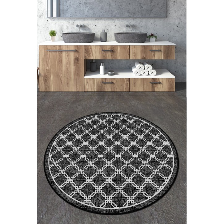 Alfombra de baño Chain Circle Djt 80 multicolor