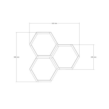 Estante de pared ELFO-nogal - 495SSE1136