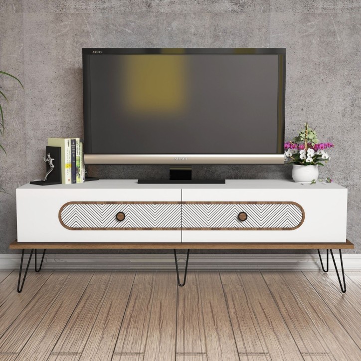 Mueble TV Ekol blanco