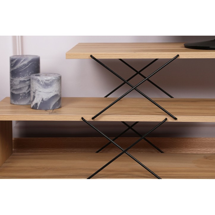 Mueble TV Zigzag roble