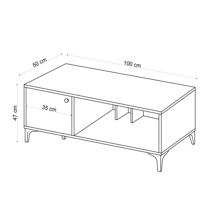 Mesa de centro Rigo roble