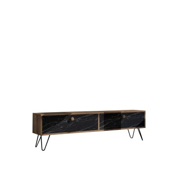 Mueble TV Side pino atlántico negro - 835PUQ5033