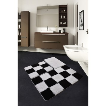 Alfombra de baño Set (3 piezas) Dama multicolor