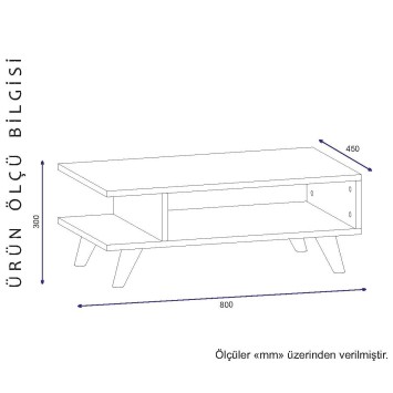 Mesa de centro Titus blanco - 756FRN2801