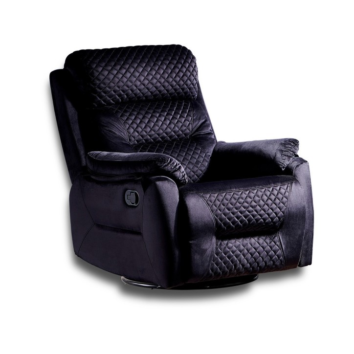 Sillón reclinable Trone negro