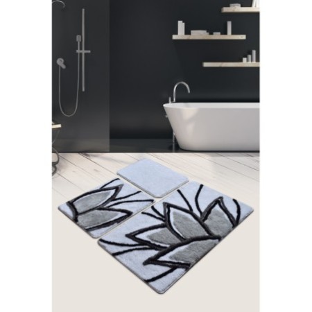 Alfombra de baño Set (3 piezas) Lotus  multicolor