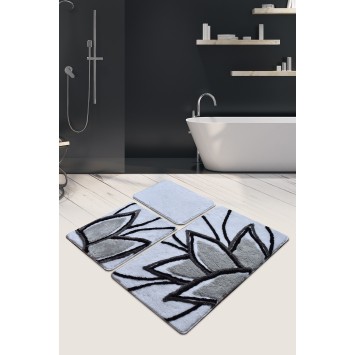 Alfombra de baño Set (3 piezas) Lotus  multicolor