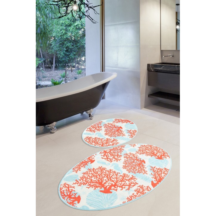 Alfombra de baño Set (2 piezas) Moss DJT multicolor