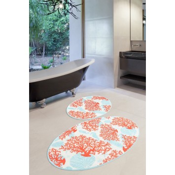 Alfombra de baño Set (2 piezas) Moss DJT multicolor