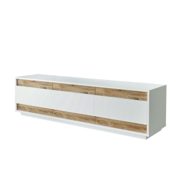 Mueble TV FR4-AW pino atlántico blanco - 956LCS1604