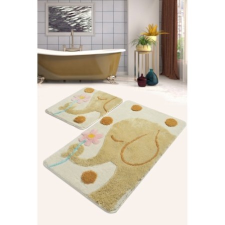 Alfombra de baño Set (2 piezas) Büyük Fil  multicolor