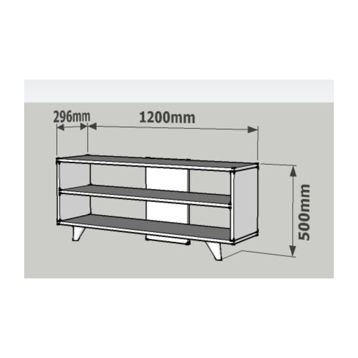 Mueble TV One roble