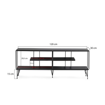 Mueble TV Eze antracita - 854KLN3043