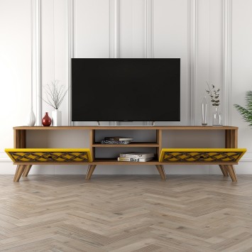 Mueble TV Class amarillo nogal - 845HCT3008