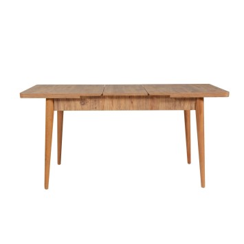 Set mesa comedor extensible y sillas (4 piezas) Vina 0900 pino atlántico - 869VEL5176