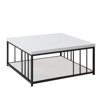 Mesa de centro Zenn blanco negro - 618BLY1137