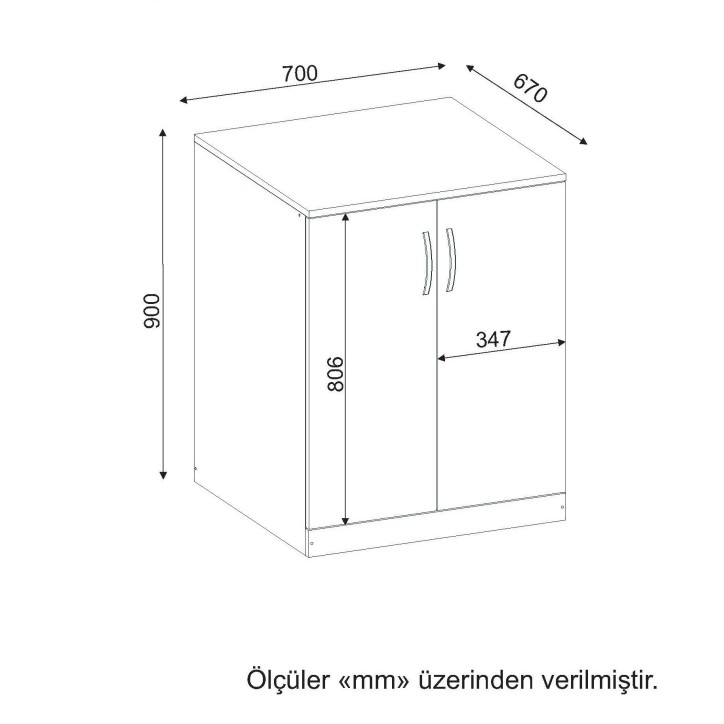 Mueble de baño Benito Alt blanco