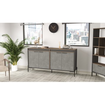 Mueble auxiliar VS5-CGA antracita gris marrón - 956LCS1520