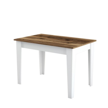 Mesa de cocina Kiev 511 blanco nogal - 845HCT2108