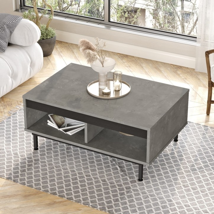 Conjunto de muebles de salón LV34-RL gris negro