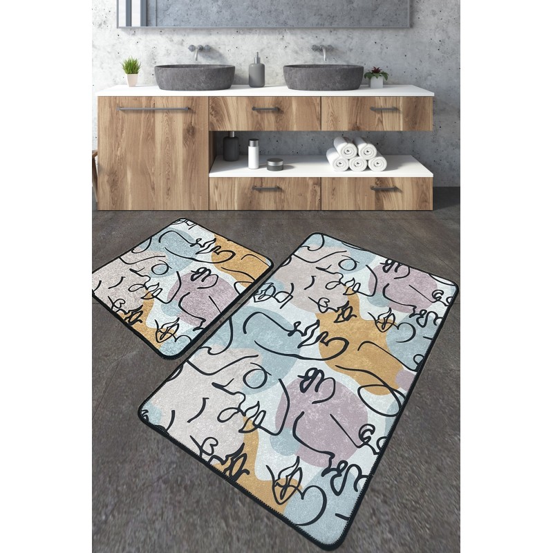 Alfombra de baño Set (2 piezas) Centum  multicolor