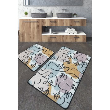 Alfombra de baño Set (2 piezas) Centum  multicolor