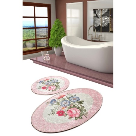 Alfombra de baño Set (2 piezas) Coco DJT multicolor