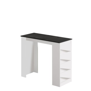 Mesa de bar ST1-LW blanco negro - 956LCS2206