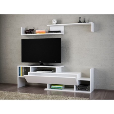 Mueble TV con estante Dream blanco