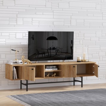 Mueble TV Pedro roble negro - 793ELG3025