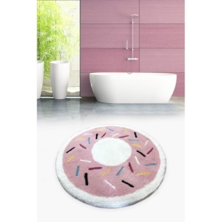 Alfombra de baño Donut Pink  multicolor