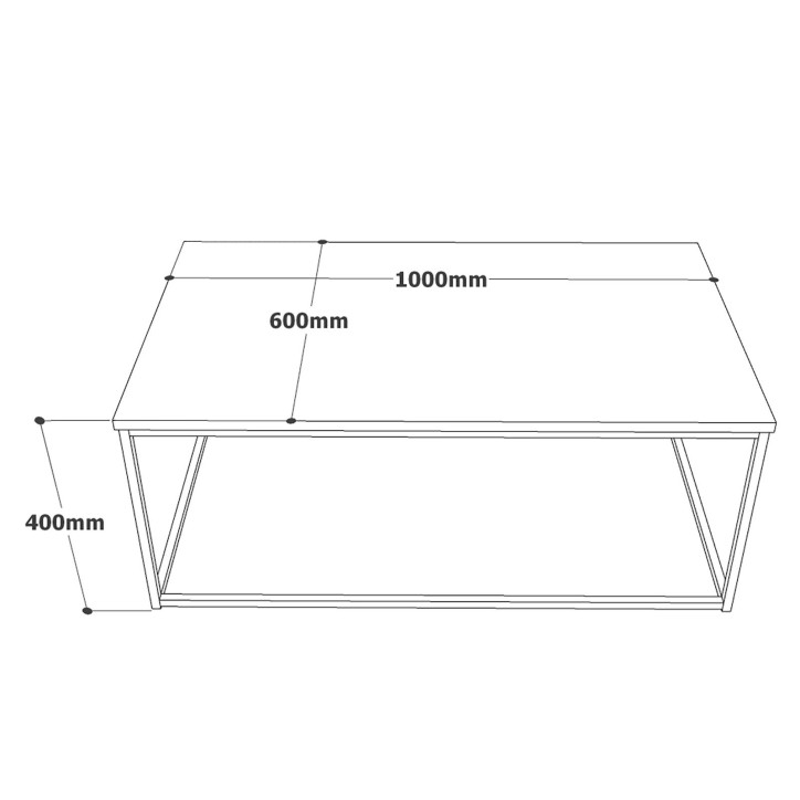 Mesa de centro VG10-A pino atlántico