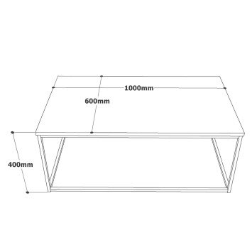 Mesa de centro VG10-A pino atlántico - 956LCS1237