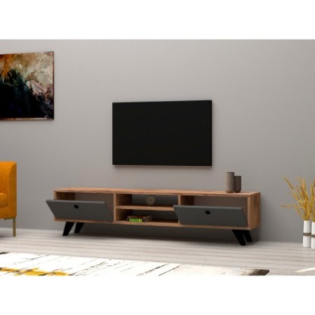 Mueble TV Tumuki pino atlántico antracita