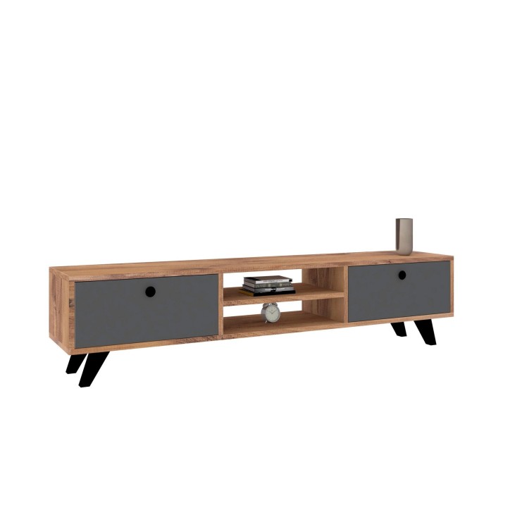 Mueble TV Tumuki pino atlántico antracita