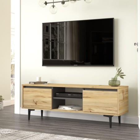 Mueble TV con estante AR1-KA fieltro antracita