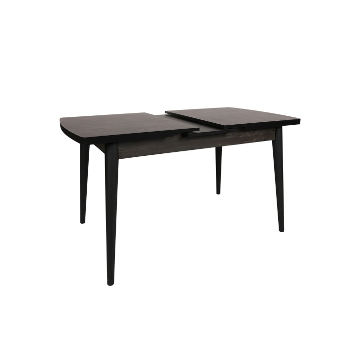 Mesa de comedor extensible Inci 1143 negro