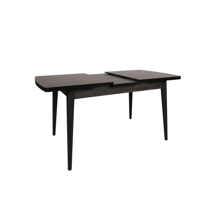 Mesa de comedor extensible Inci 1143 negro