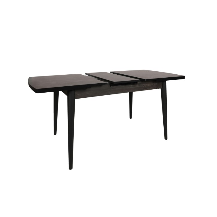 Mesa de comedor extensible Inci 1143 negro