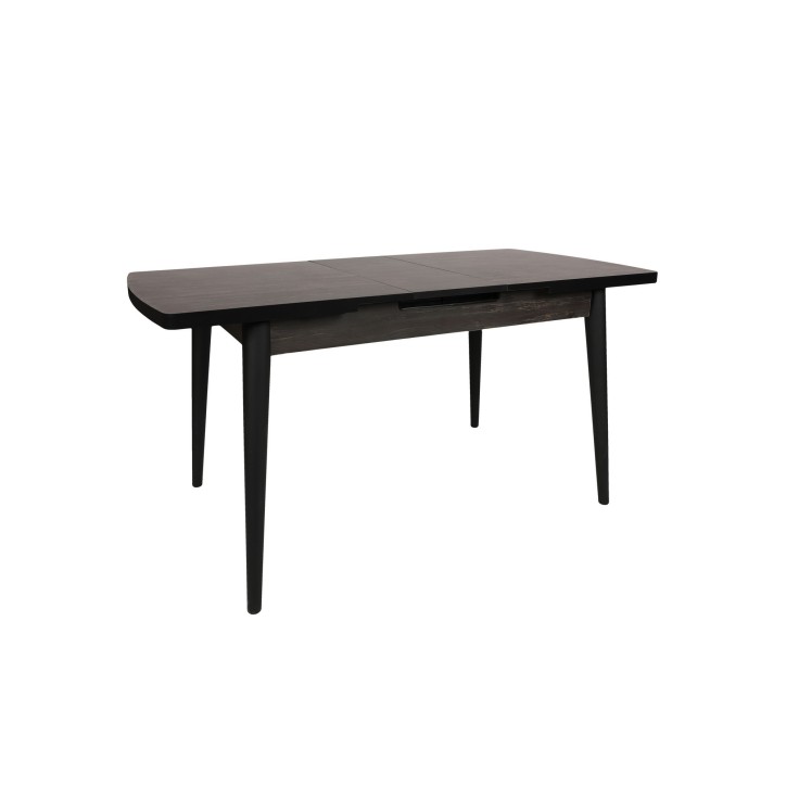 Mesa de comedor extensible Inci 1143 negro